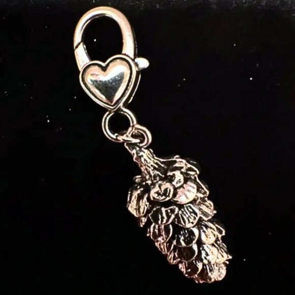 🌲 Pinecone Keychain Nature Inspired Charm 🌲 - Picture 1 of 5